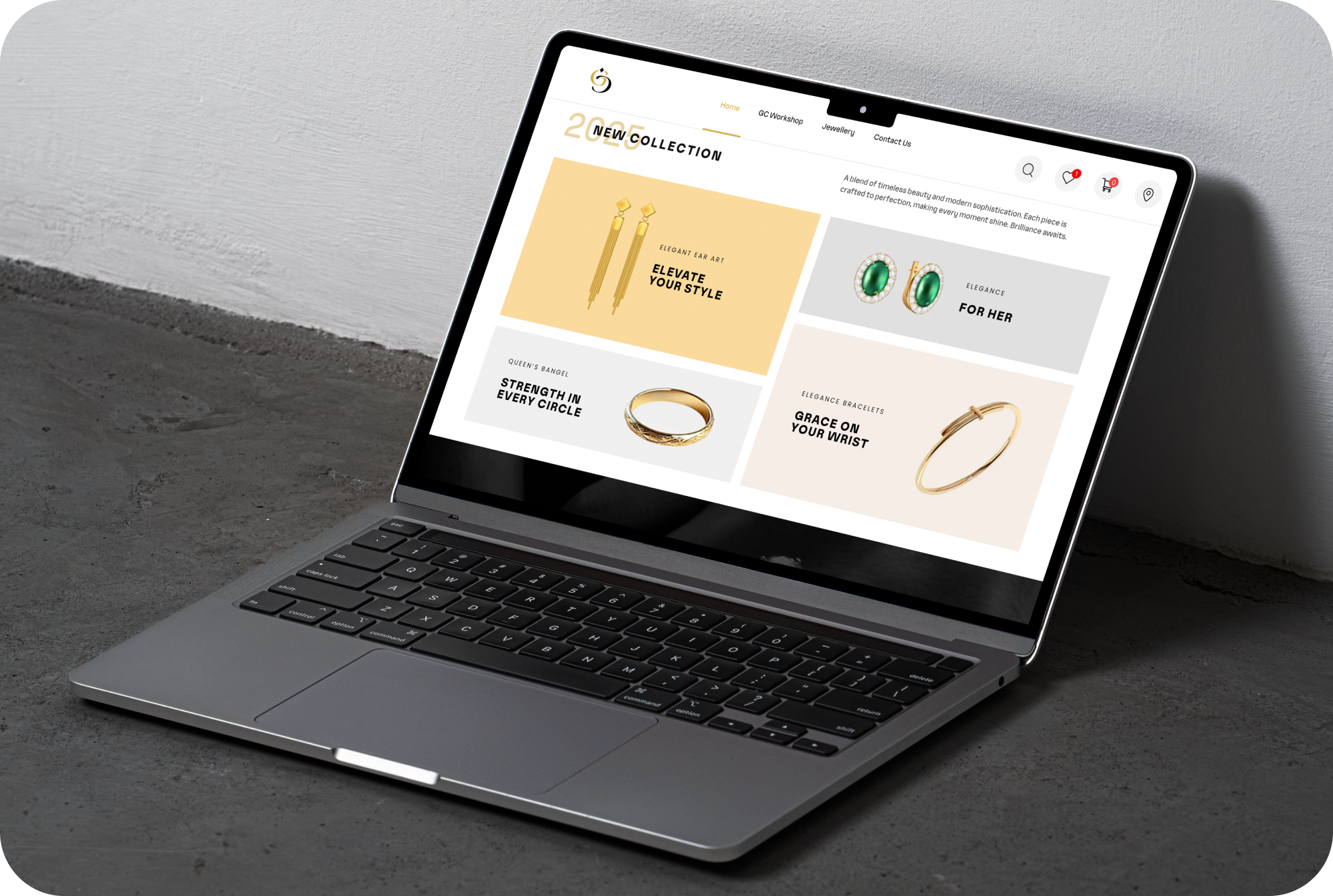 Jewellery Commerce Industry — developed features