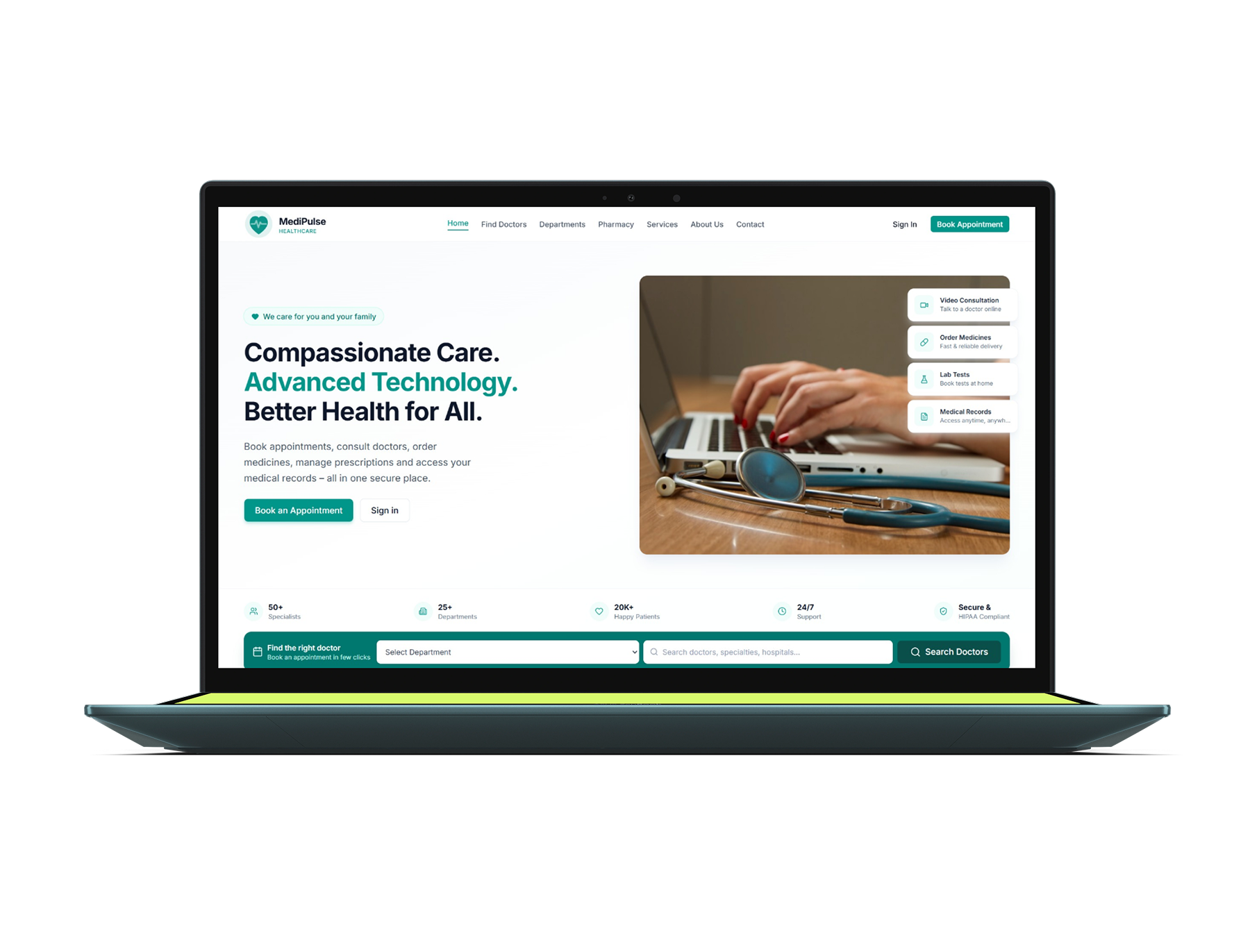 HealthTech — developed features